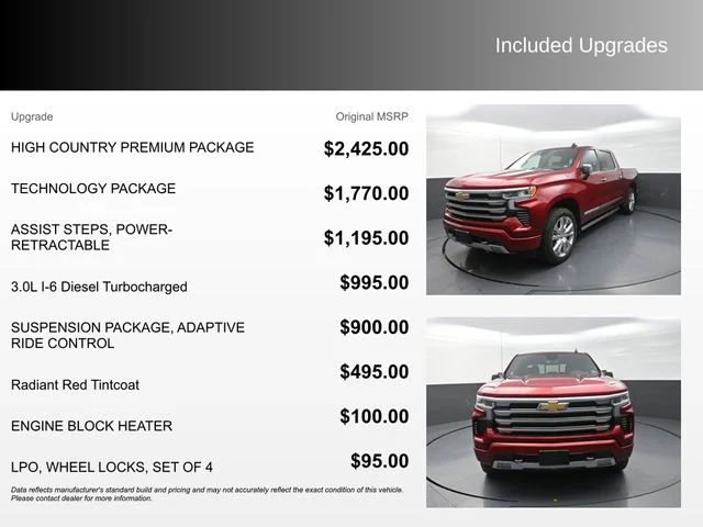 Used 2023 Red Chevrolet High Country image 4