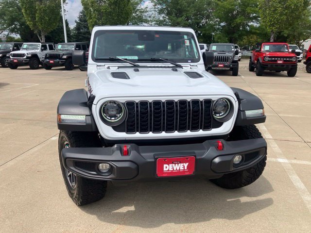 Used 2024 Bright White Clearcoat Jeep Rubicon image 2