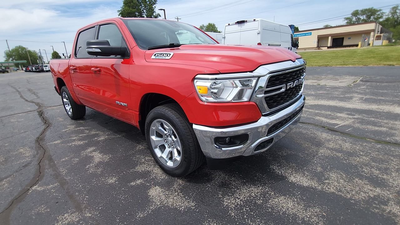 Used 2022 Flame Red Clearcoat Ram Big Horn image 2