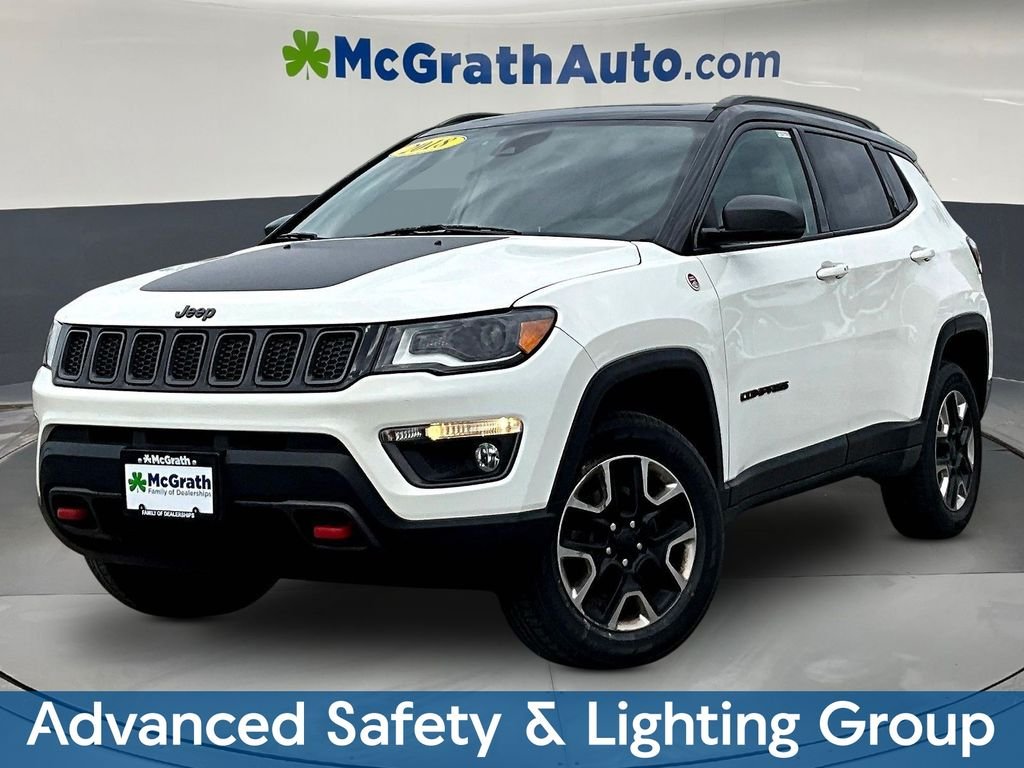 Used 2018 White Jeep Trailhawk image 3