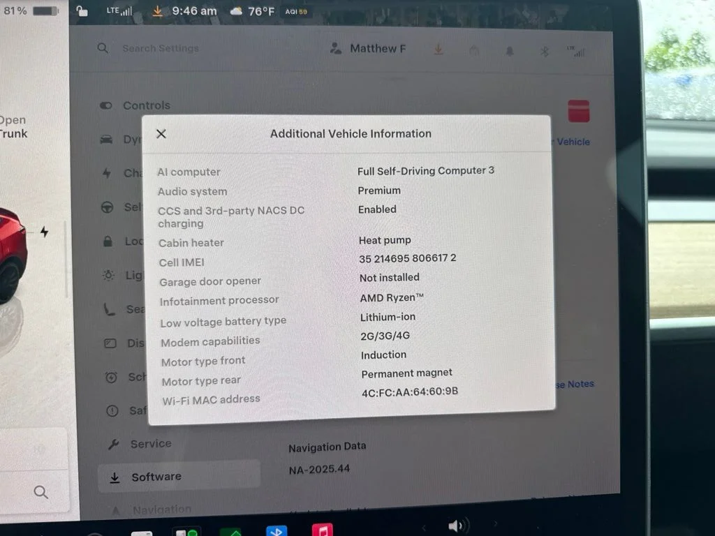 Used 2022 Red Tesla Performance image 5