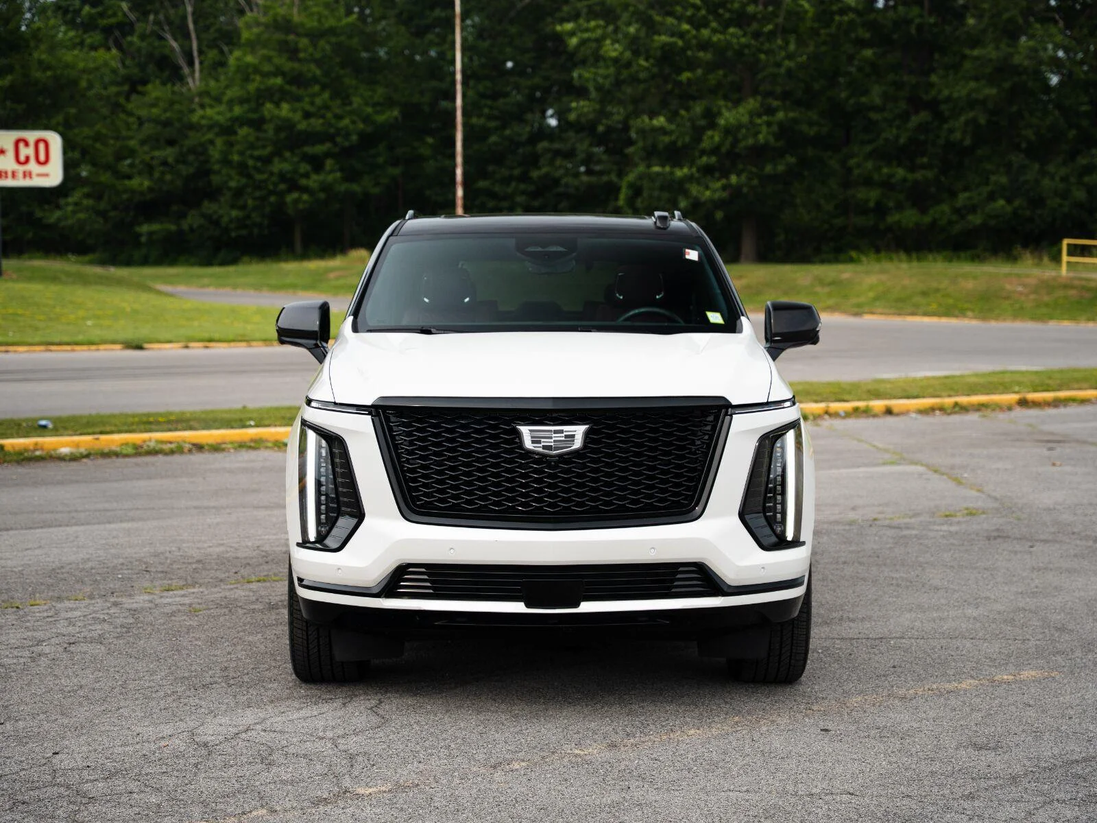Used 2025 Crystal White Tricoat Cadillac Sport image 2