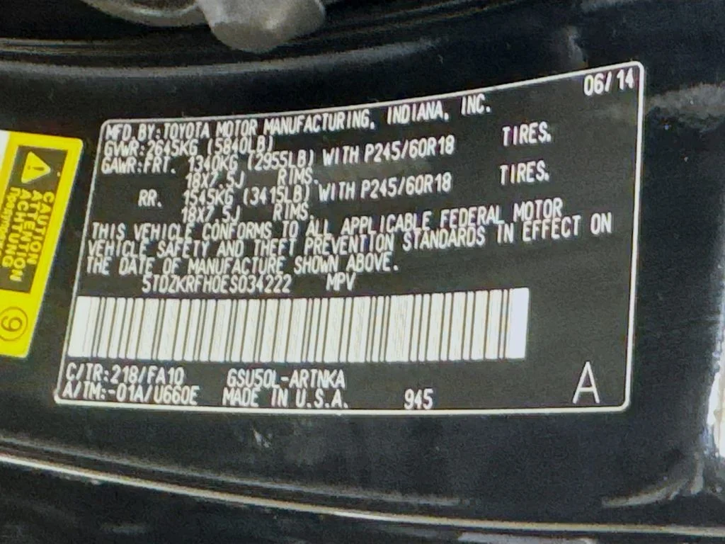Used 2014 Black Toyota LE Plus V6 image 41
