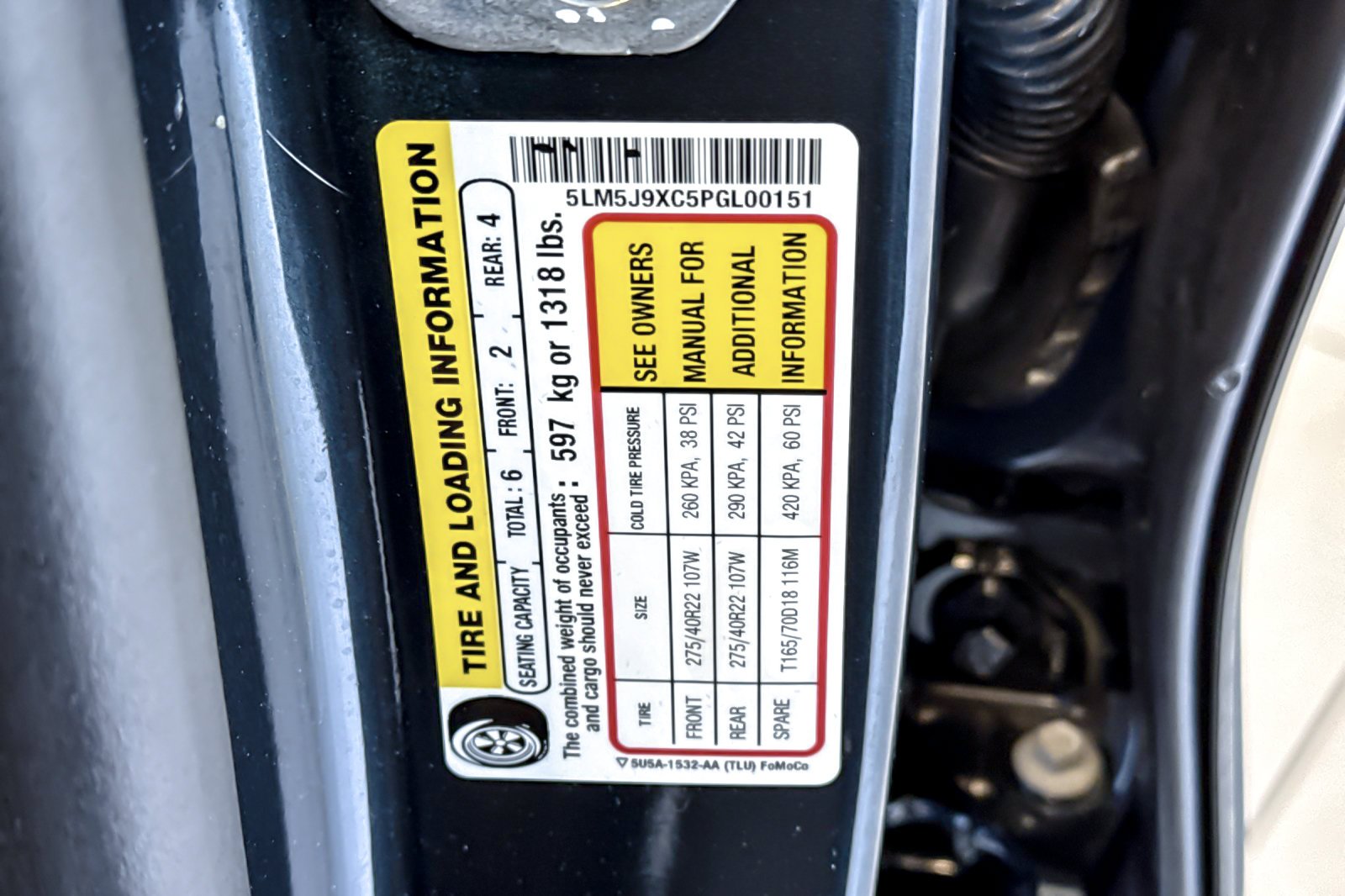 Certified Used 2023 Flight Blue Lincoln Black Label image 30