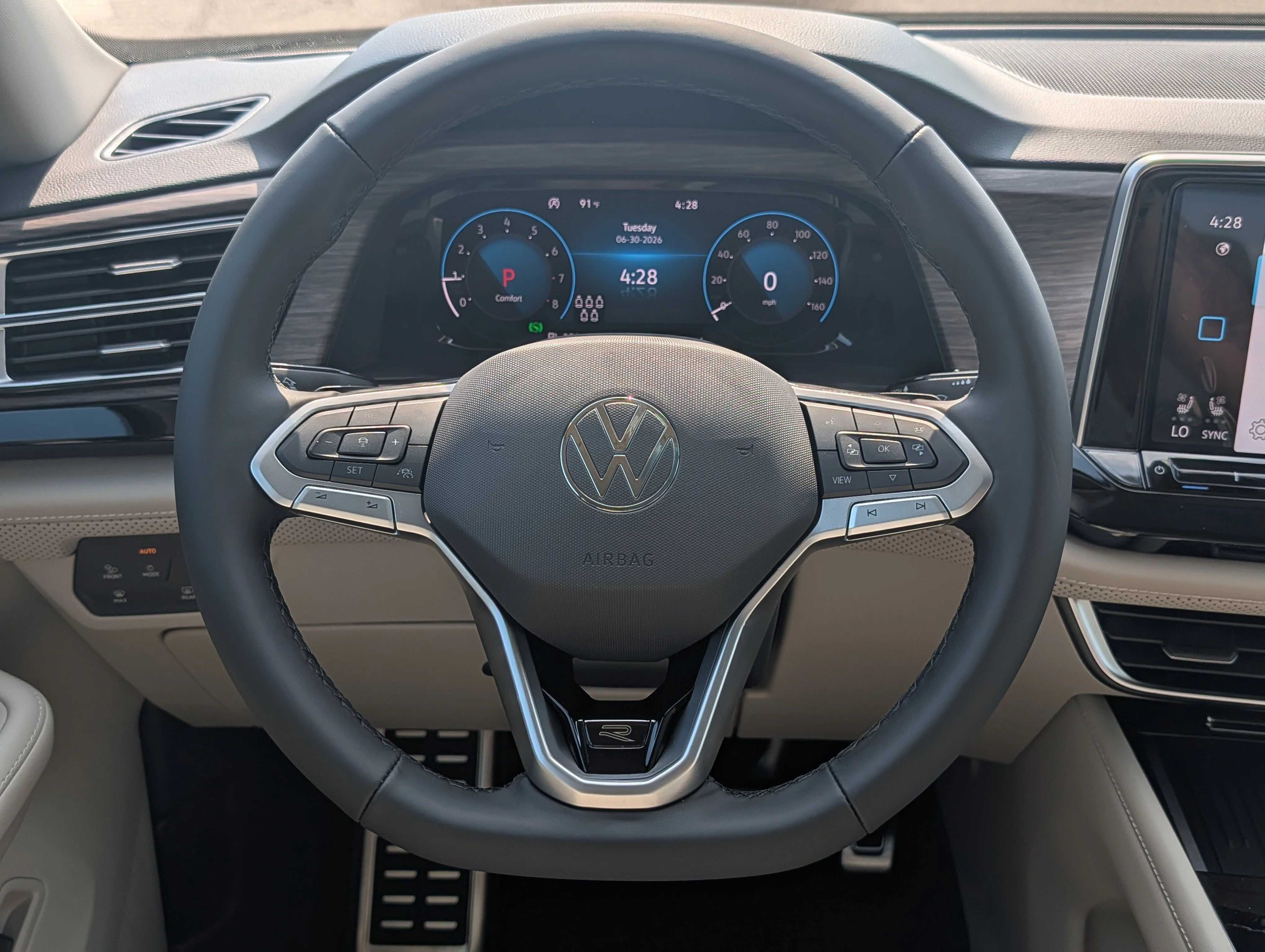 New 2026 Deep Black Pearl Volkswagen 2.0T SEL Premium R-Line image 11