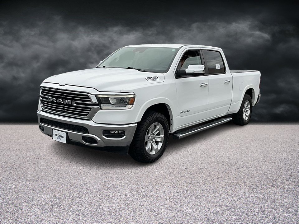 Used 2022 Bright White Clearcoat Ram Laramie image 1