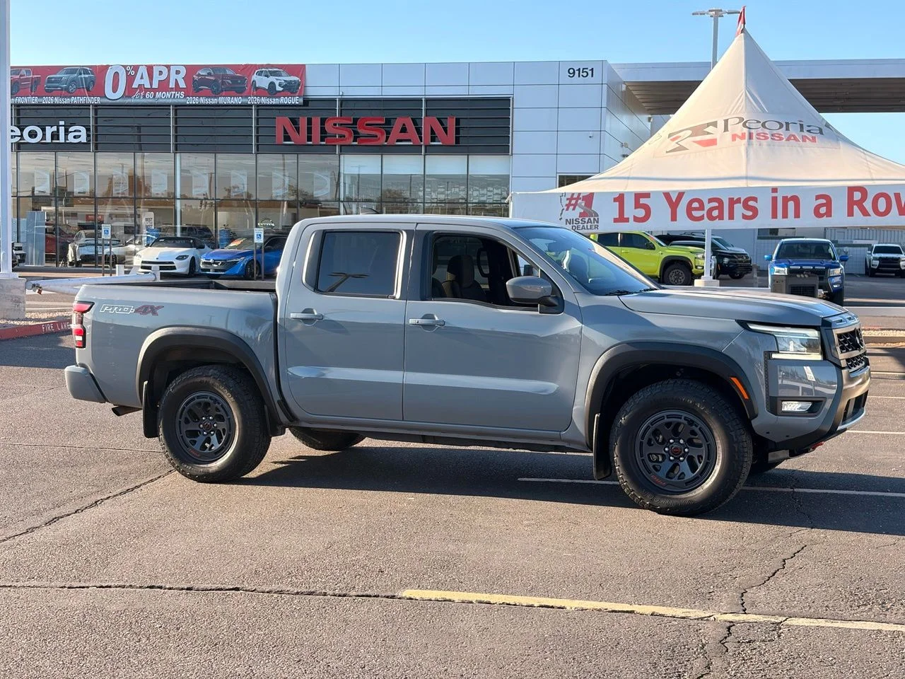 Used 2025 Boulder Gray Pearl Nissan PRO-4X image 6