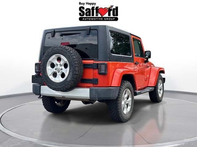 Used 2015 Orange Jeep Sahara image 8