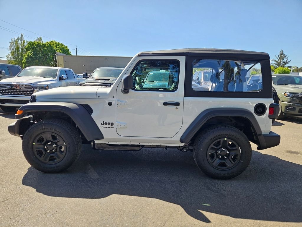 New 2026 Bright White Clear-Coat Exterior Paint Jeep Sport image 4