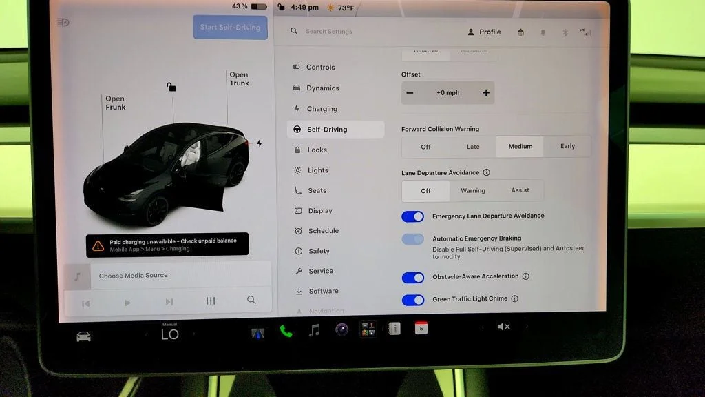 Used 2021 Solid Black Tesla Performance AWD w/ White & Black Premium Interior image 20