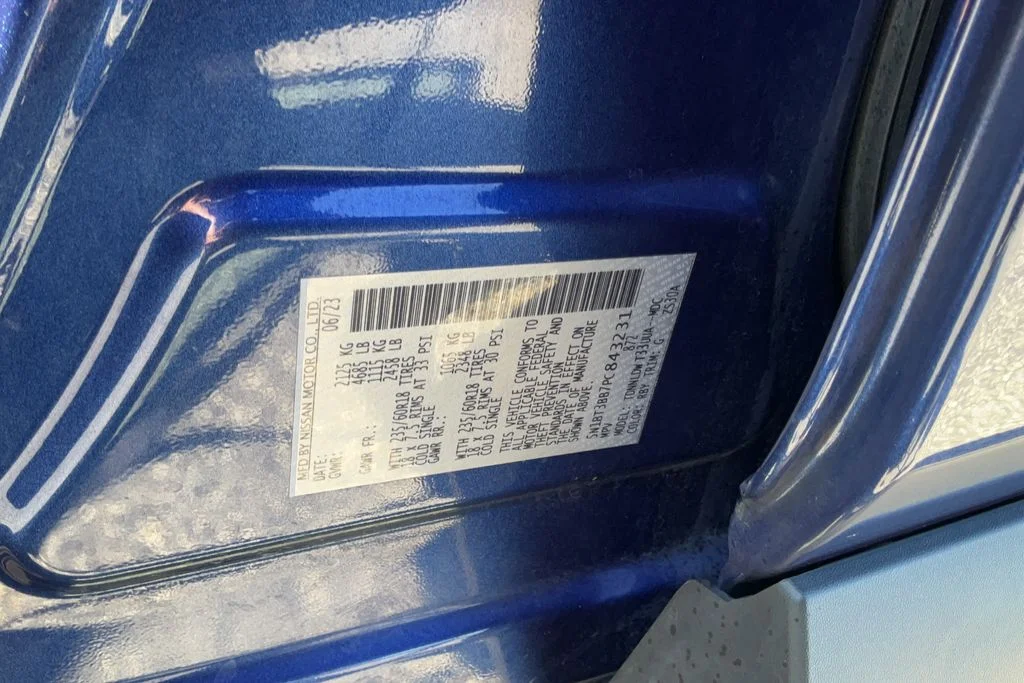 Certified Used 2023 Blue Nissan SV image 25