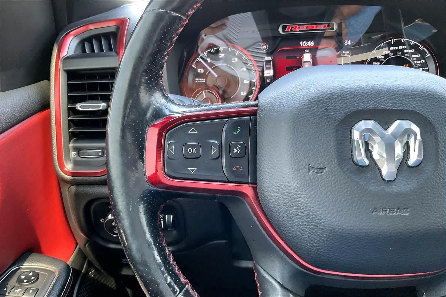Used 2019 Maximum Steel Metallic Clearcoat Ram Rebel image 22