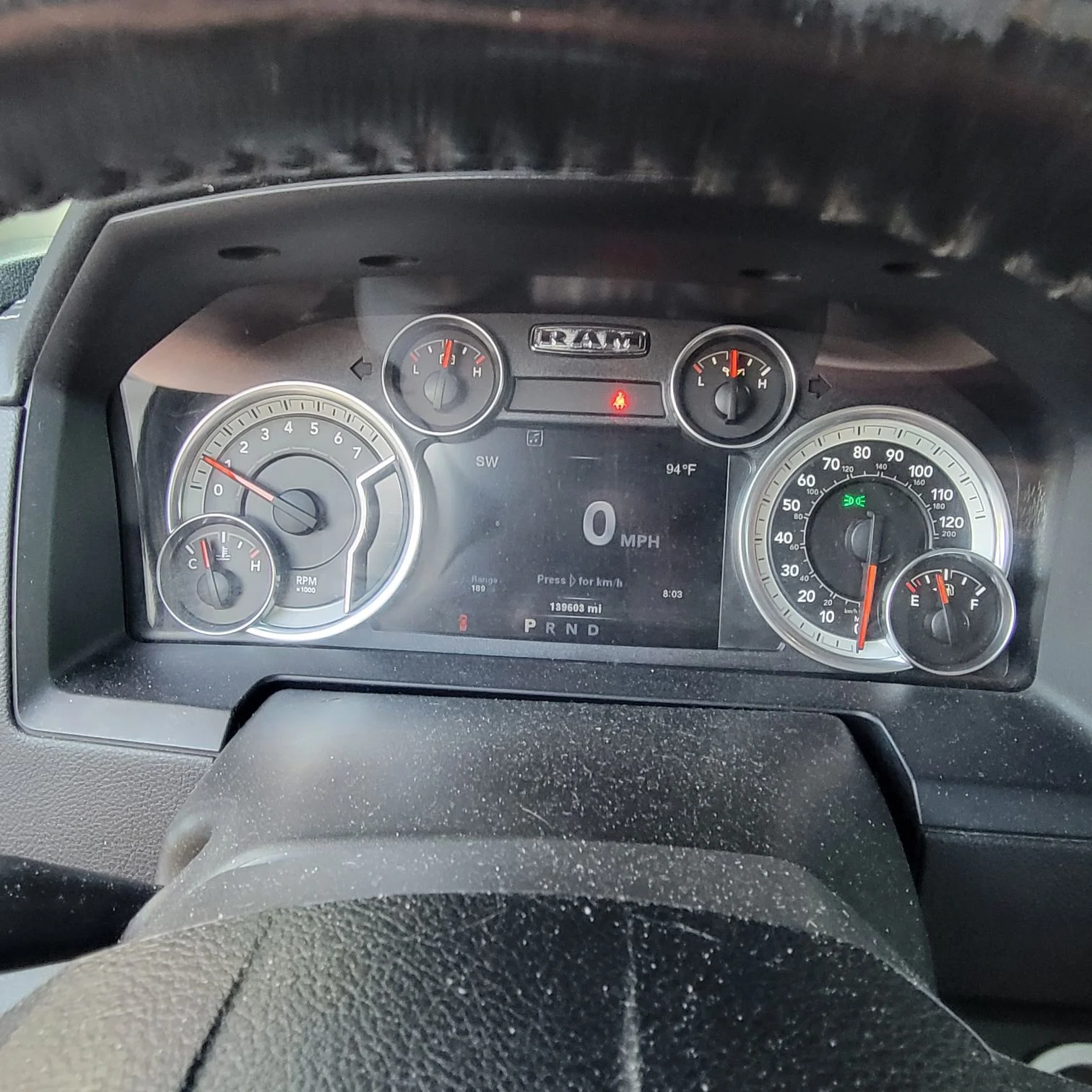 Used 2014 Bright White Clearcoat Ram Laramie image 6
