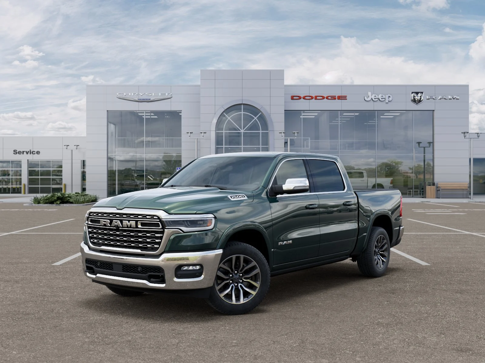 New 2026 Serrano-Green Metallic Exterior Paint RAM Limited image 1