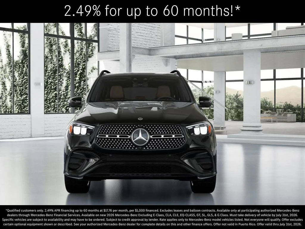 New 2026 Obsidian Black Metallic Mercedes-Benz GLE 450 image 7