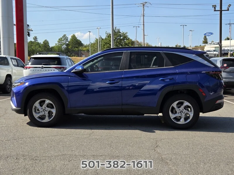 Used 2022 Intense Blue HYUNDAI SEL AWD image 2