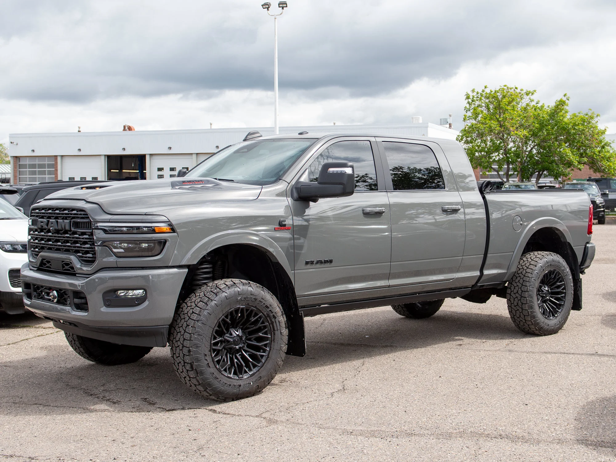 Used 2026 Grey RAM Limited* Mega Cab, 5 Inch Lift, 37s, Winch, Fuel Wheels image 6