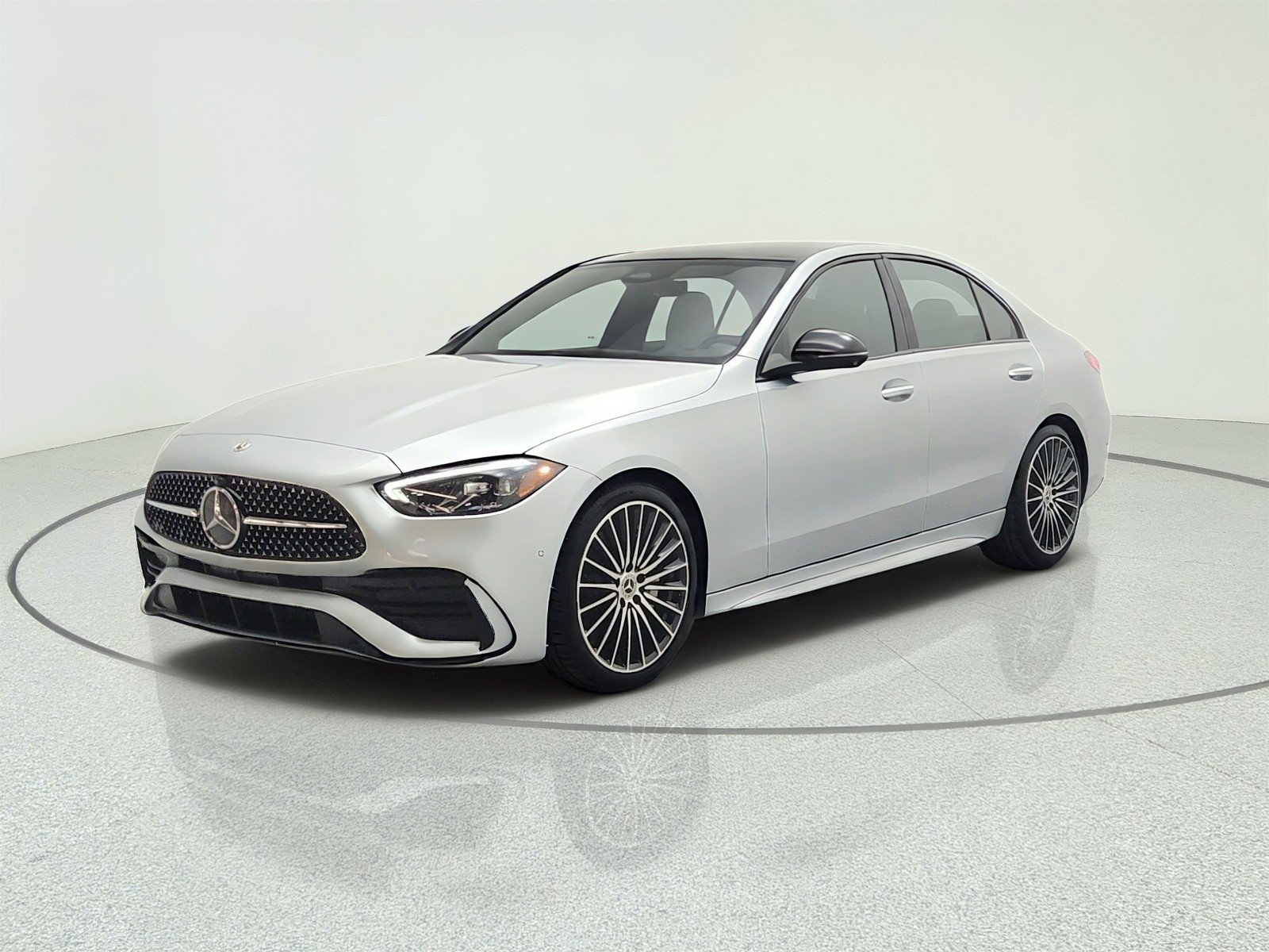 Used 2022 Selenite Grey Metallic Mercedes-Benz C 300 Sedan image 1