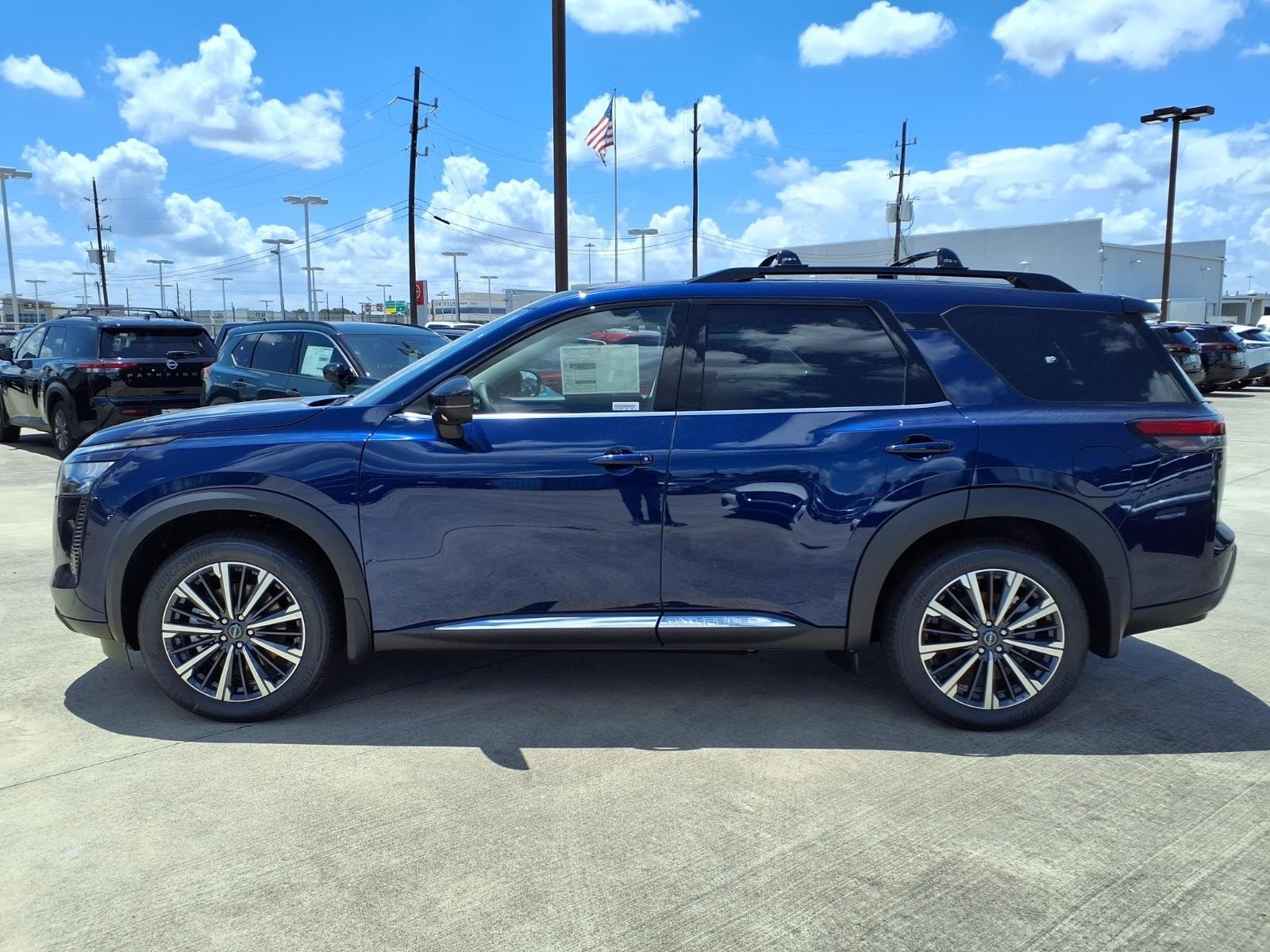 2026 Nissan Pathfinder Platinum Blue at Robbins Nissan