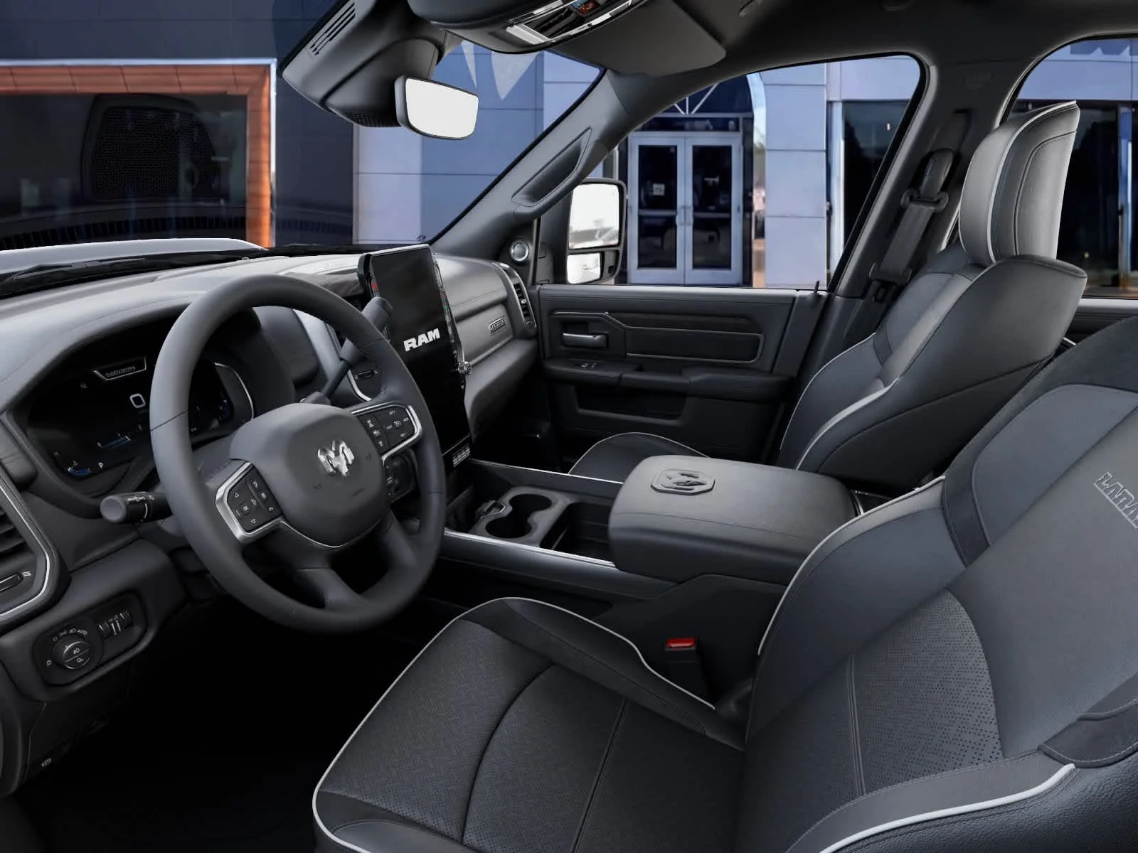 New 2027 Diamond Black Crystal Pearl-Coat Exterior Paint RAM Laramie image 22