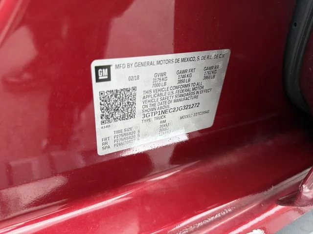 Used 2018 RED QUARTZ TINTCOAT GMC SLT image 34