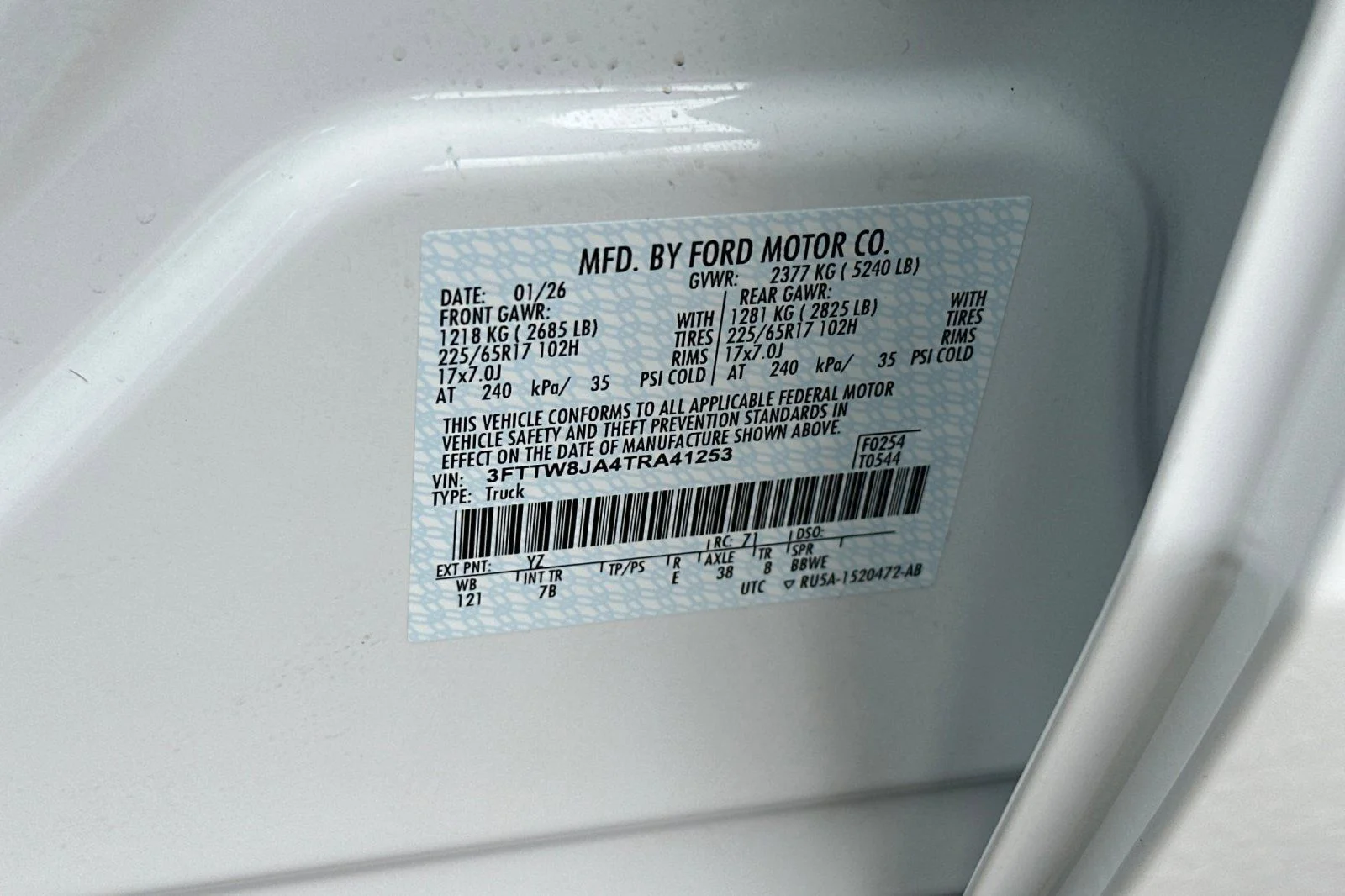 New 2026 Oxford White Ford XLT image 21