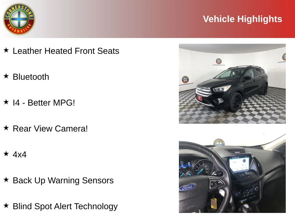 Used 2018 Ford Escape SEL with VIN 1FMCU9HD6JUA62800 for sale in Elk River, Minnesota
