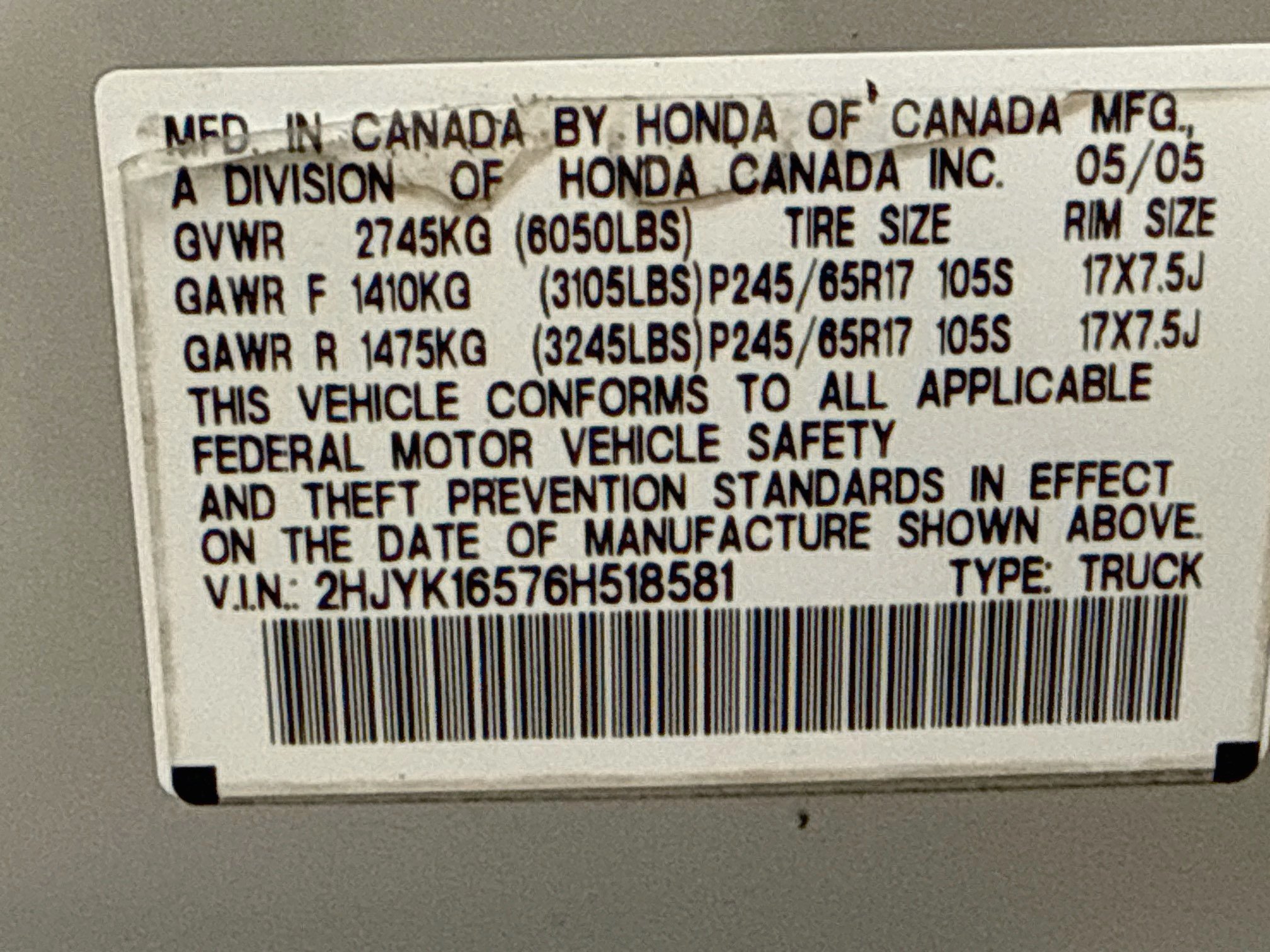 Used 2006 Billet Silver Metallic Honda RTL image 31
