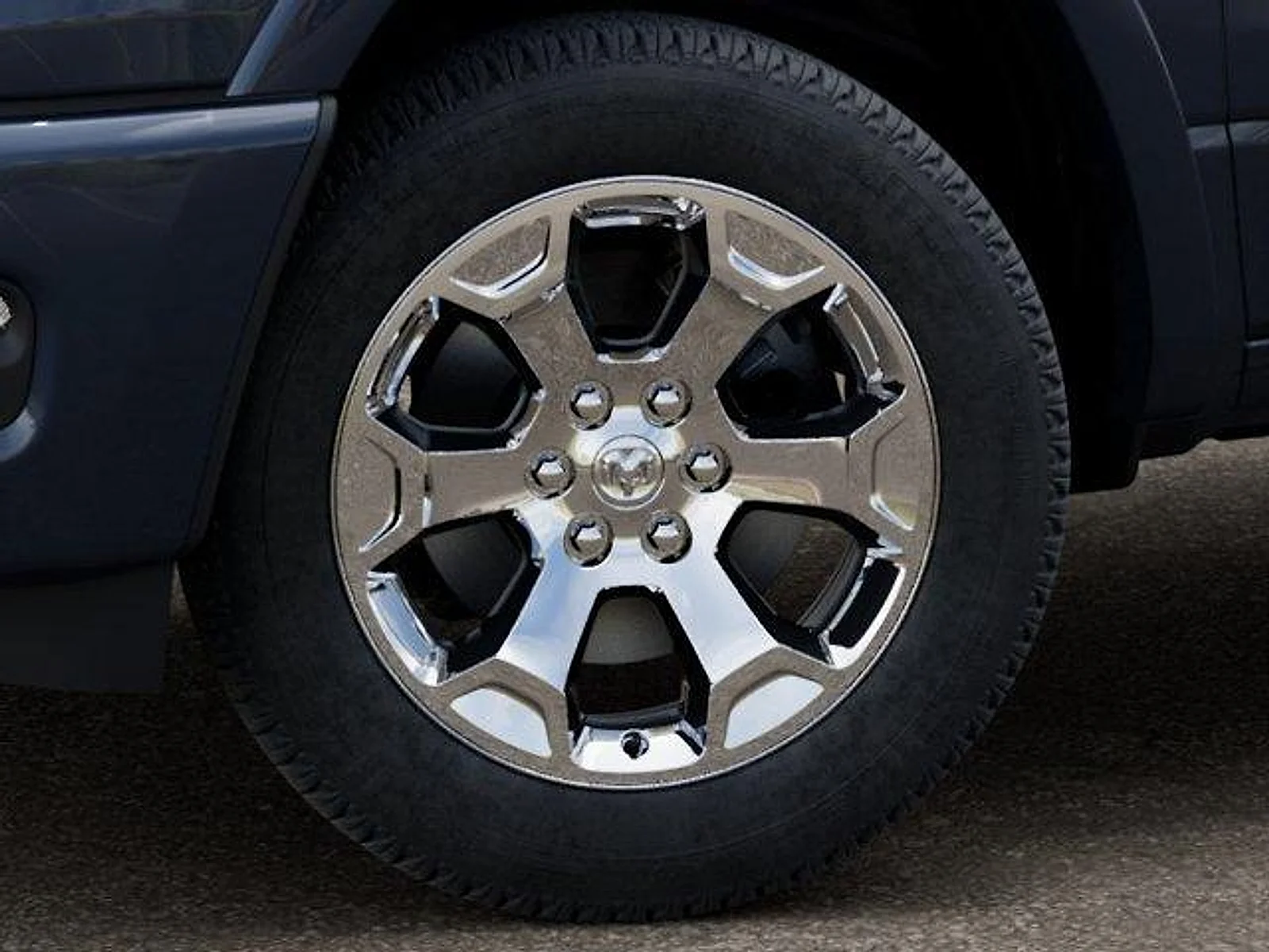 New 2026 Forged Blue Metallic Exterior Paint RAM Big Horn Quad Cab 4x2 6