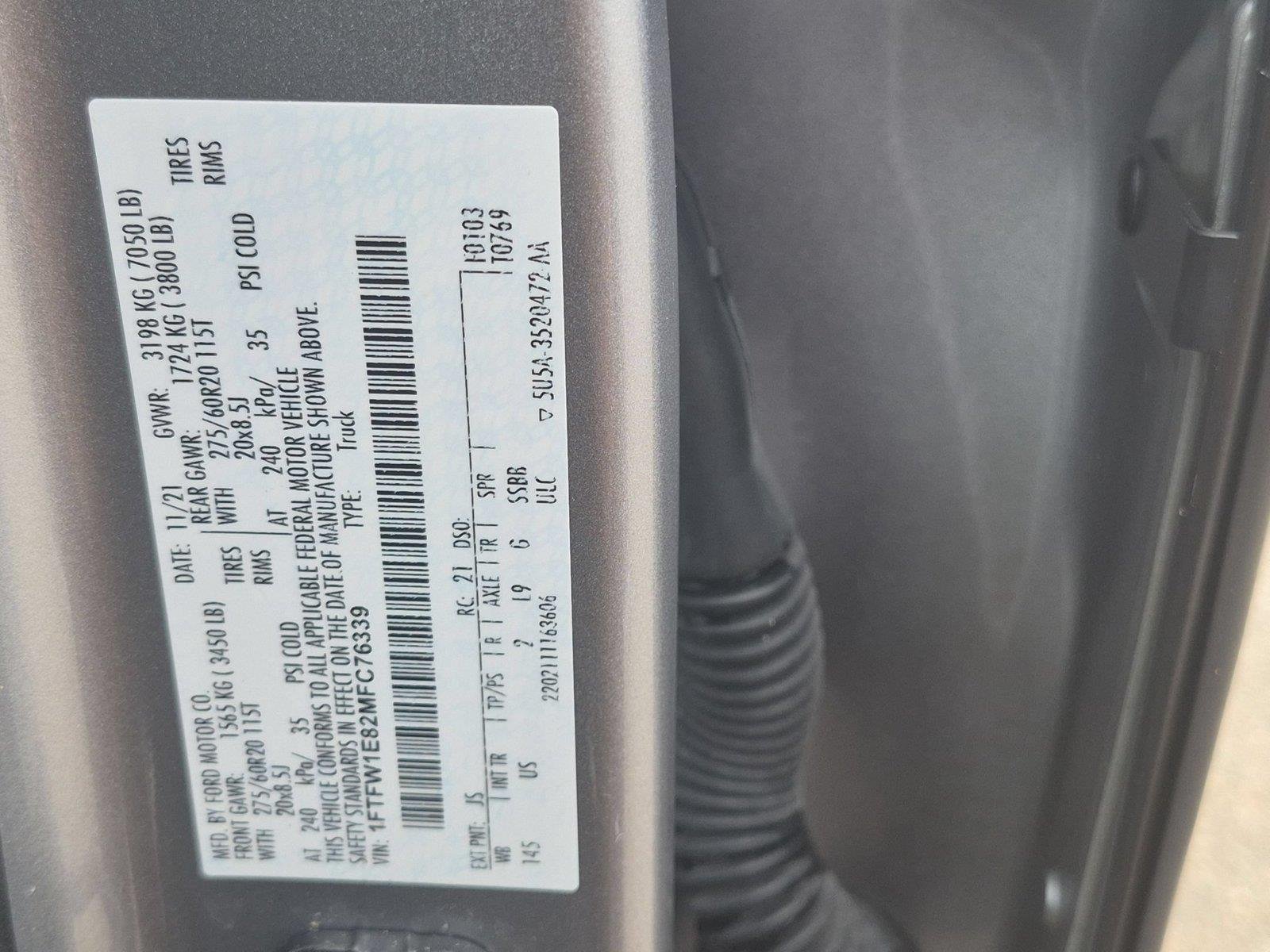 Used 2021 Iconic Silver Metallic Ford XLT image 37