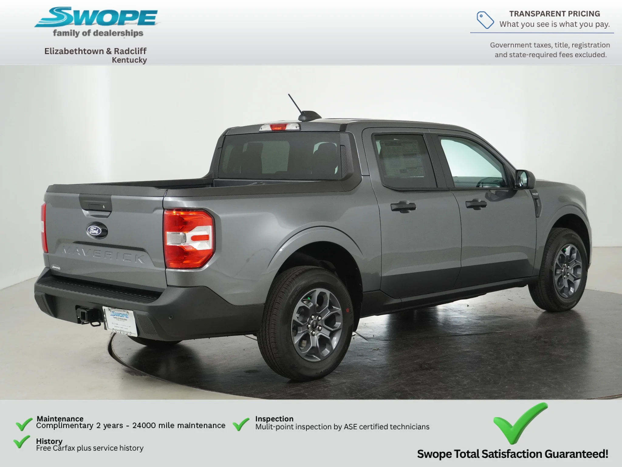 New 2026 Carbonized Gray Metallic Ford XLT image 3