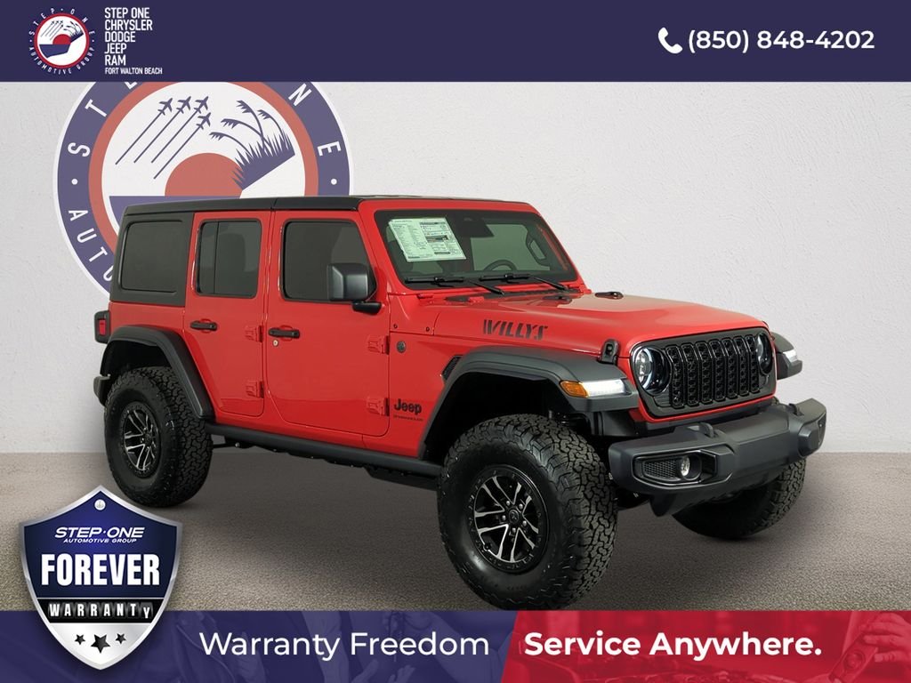New 2026 Firecracker Red Clearcoat Jeep Willys image 1