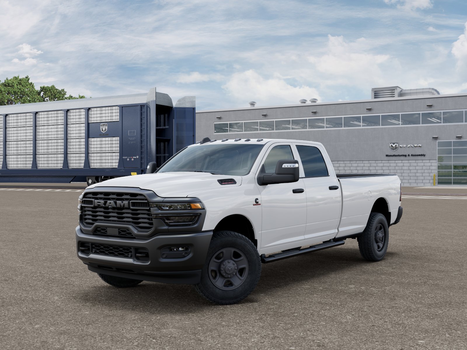 New 2026 Bright White Clear-Coat Exterior Paint RAM Tradesman image 1