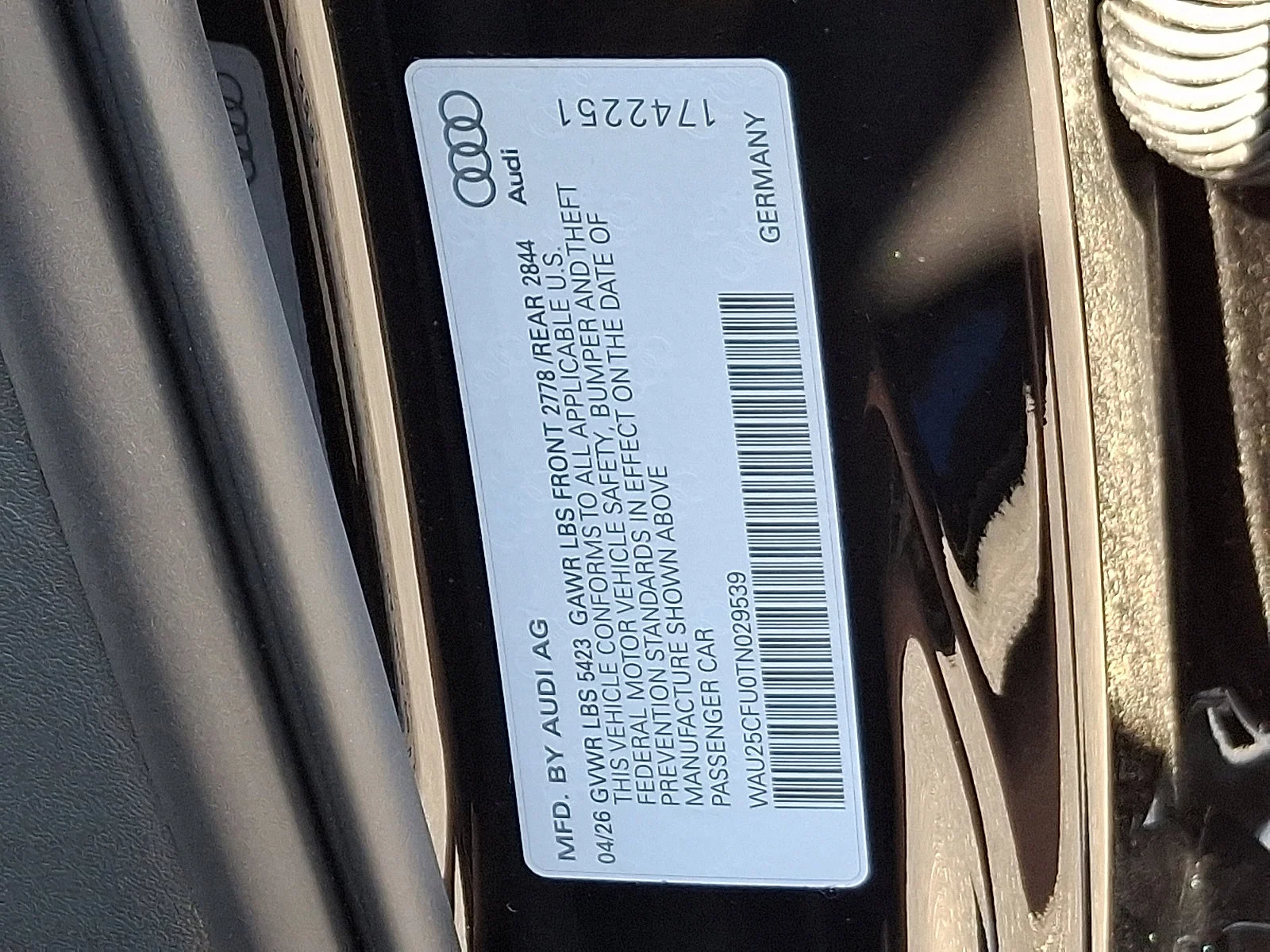 New 2026 Mythos Black Metallic Audi Premium Plus image 20