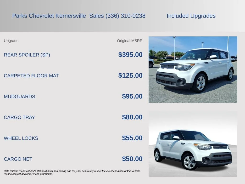 Used 2018 White Kia Base image 4