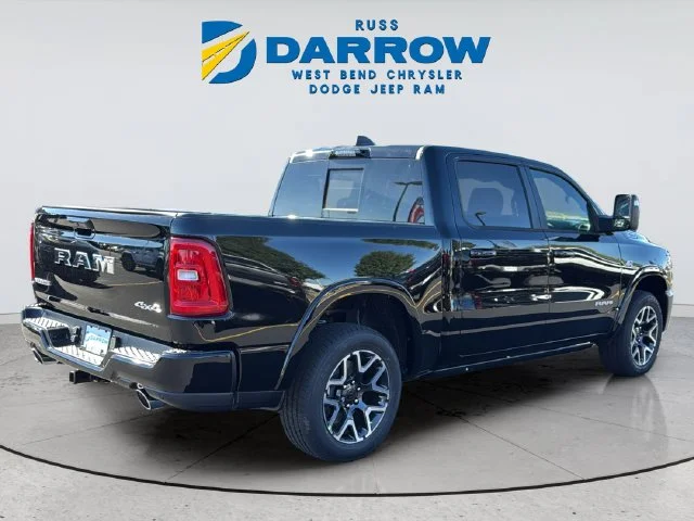 New 2027 Diamond Black Crystal Pearl-Coat Exterior Paint RAM Laramie image 5