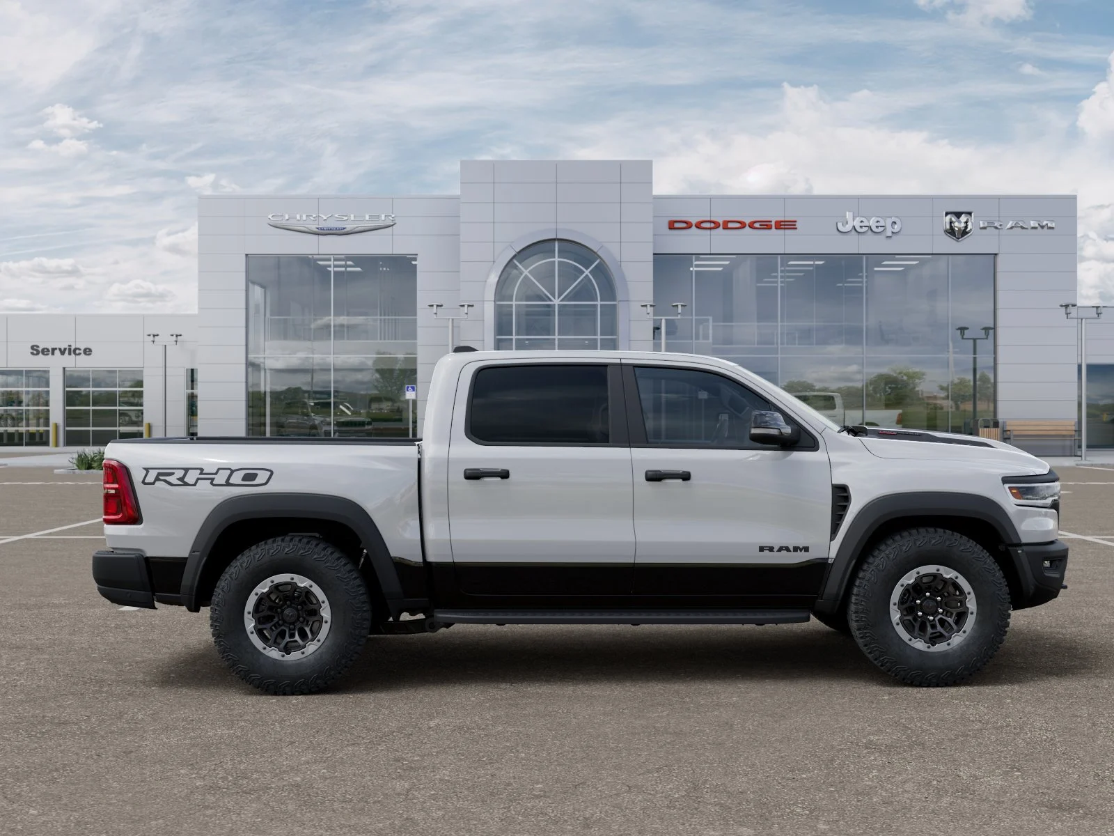 New 2026 Bright White Clear-Coat Exterior Paint RAM RHO image 48