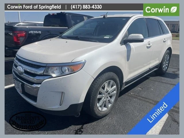 Used 2014 White Platinum Clearcoat Metallic Ford Limited image 1