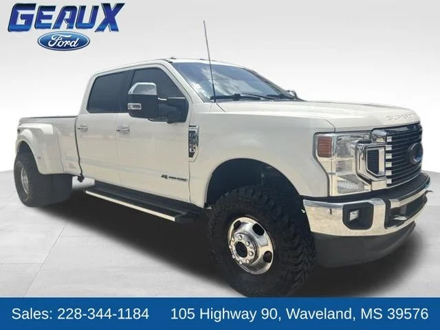 Certified Used 2022 White Ford Lariat image 1
