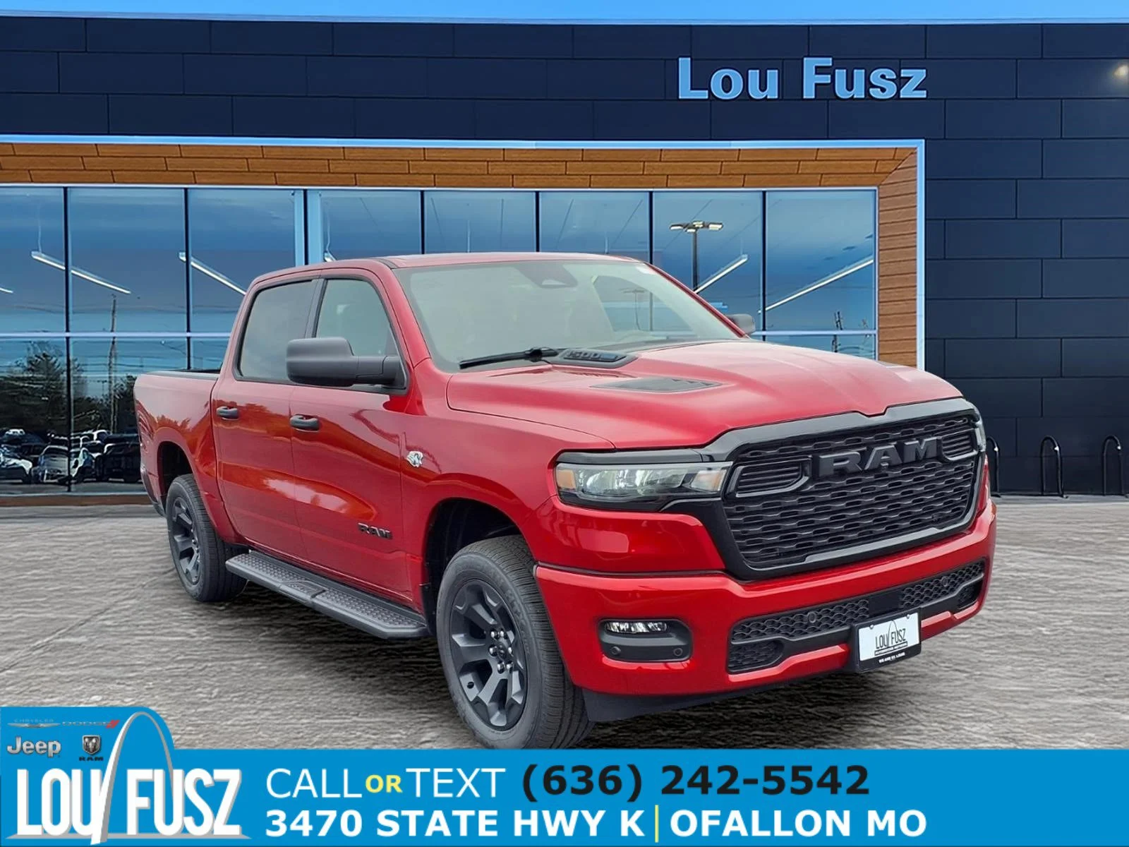 New 2026 Molten Red Pearlcoat RAM Express image 1
