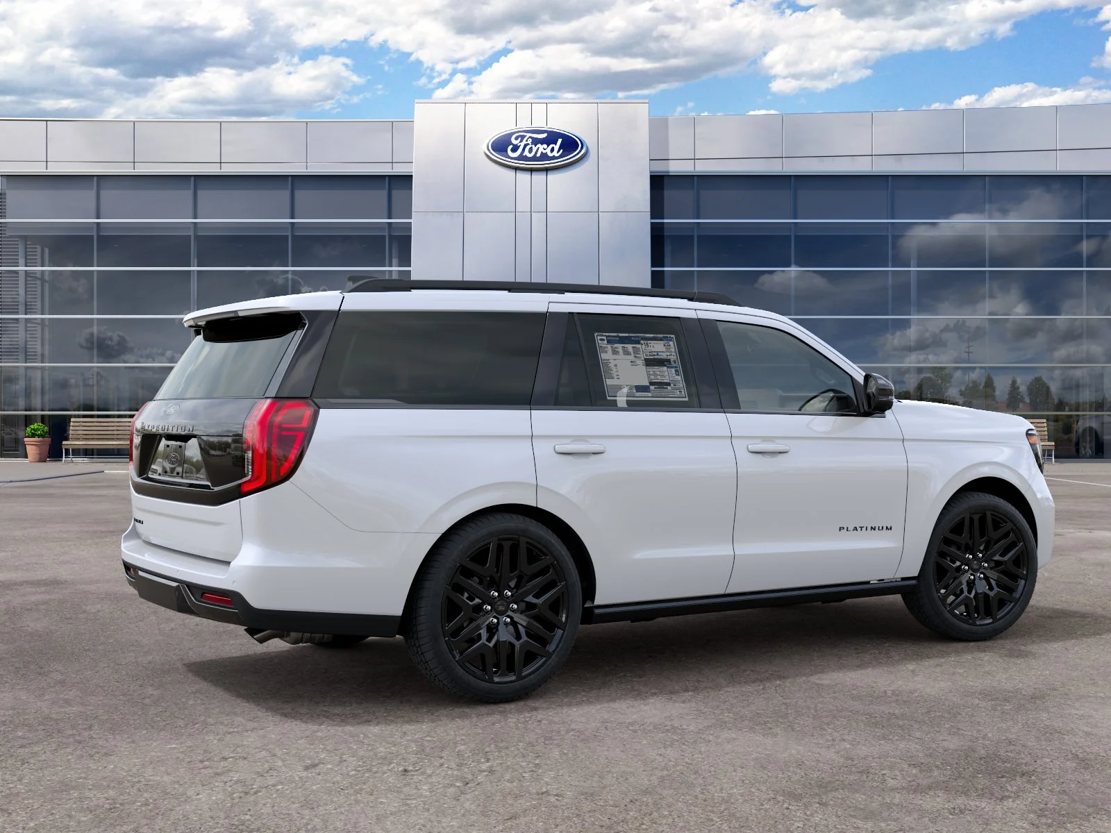 New 2027 Star White Metallic Tri-Coat Ford Platinum image 29