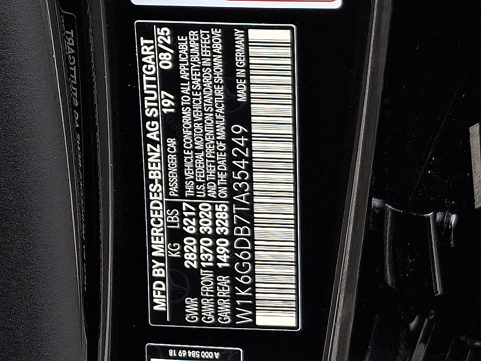 Used 2026 Obsidian Black Metallic   197 Mercedes-Benz S 500 image 14