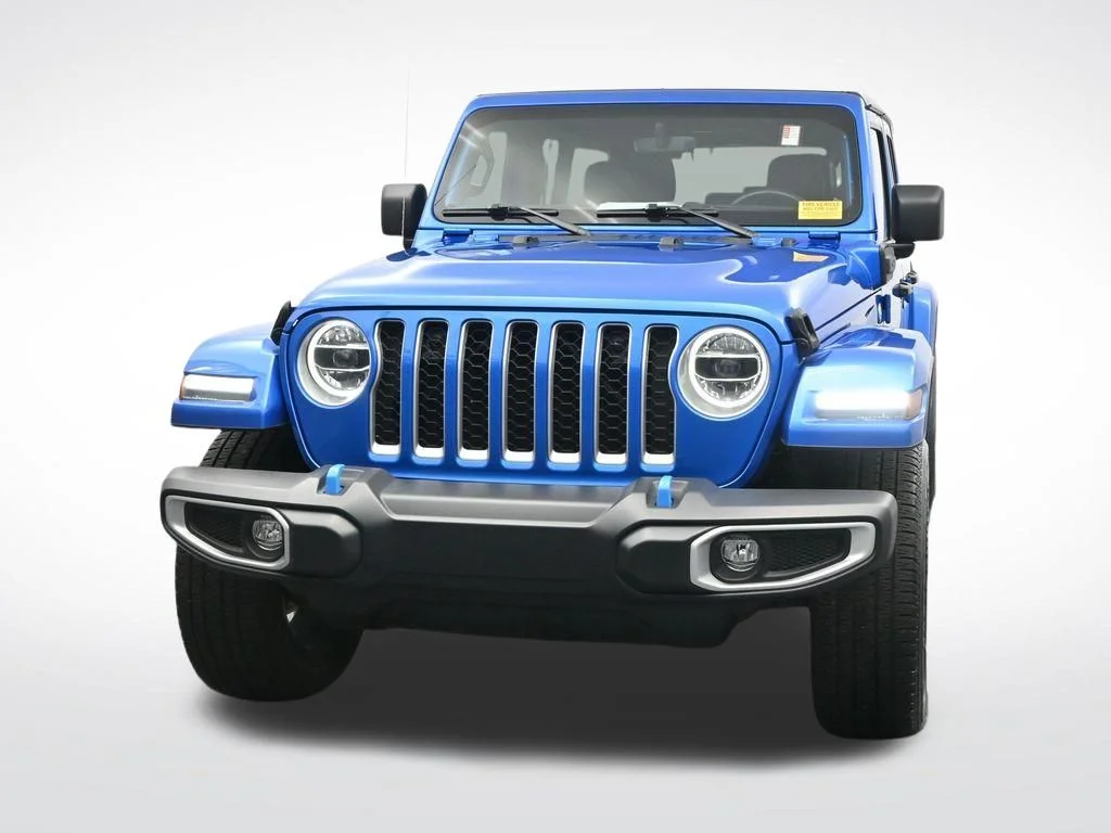 Used 2022 Blue Jeep Unlimited Sahara 4xe image 2