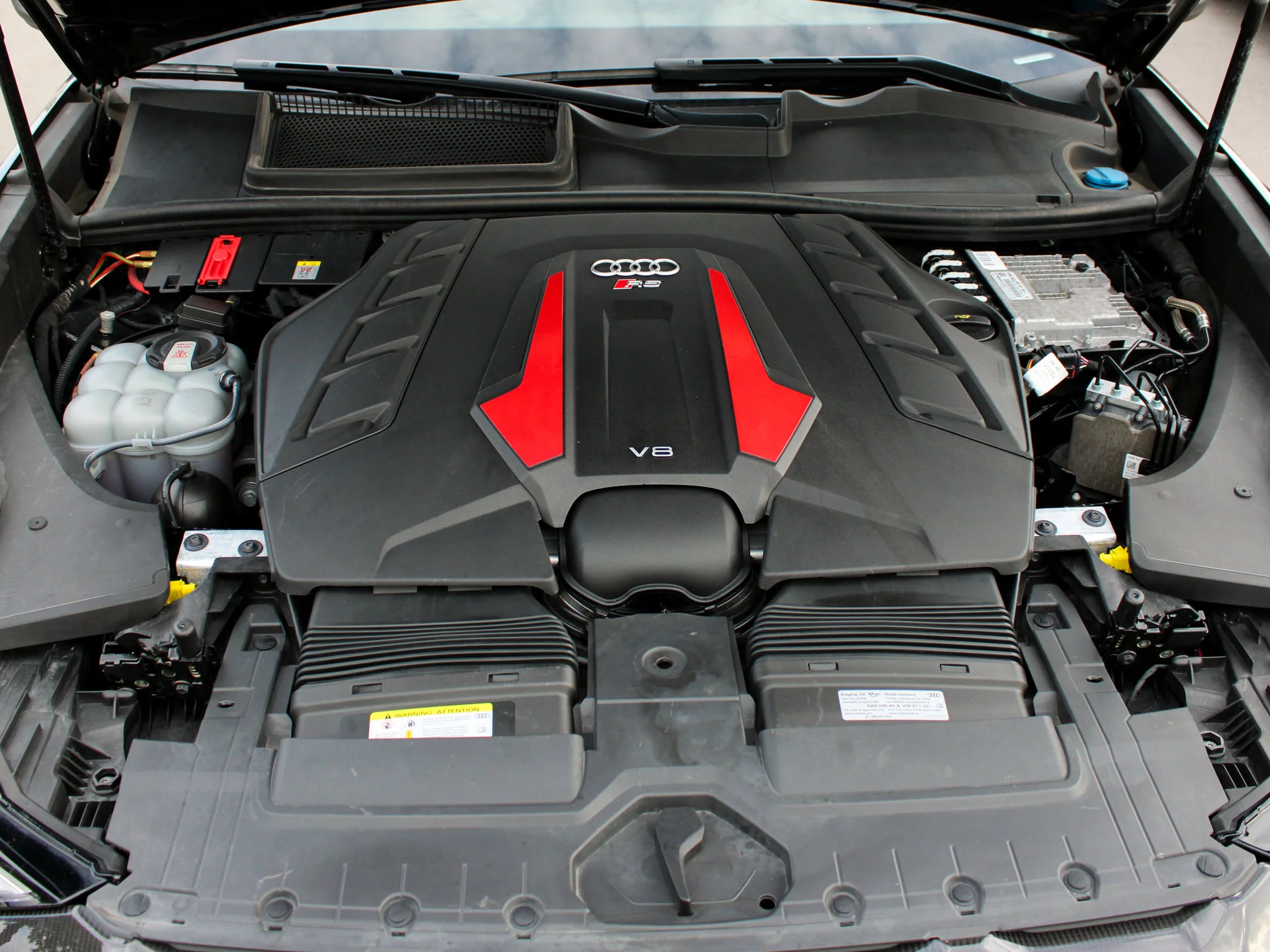 Certified Used 2021 Black Audi 4.0T*591 HP V8 | Valcona Heated/Vented Leather | Full PPF | Apple CarPlay | Head-Up Display image 11