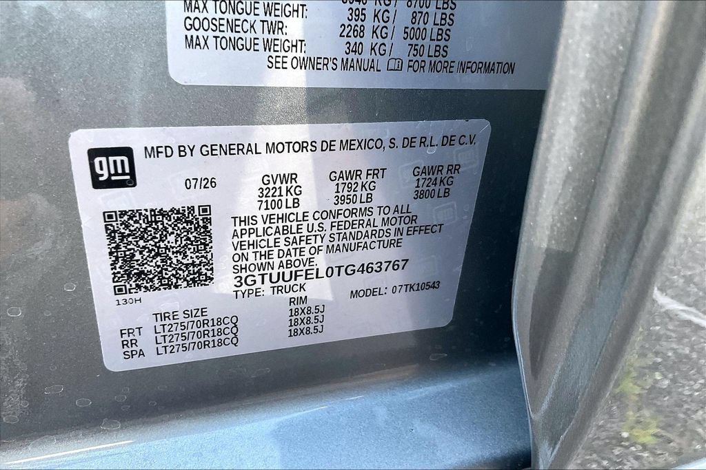 New 2026 Sterling Metallic GMC AT4X image 14