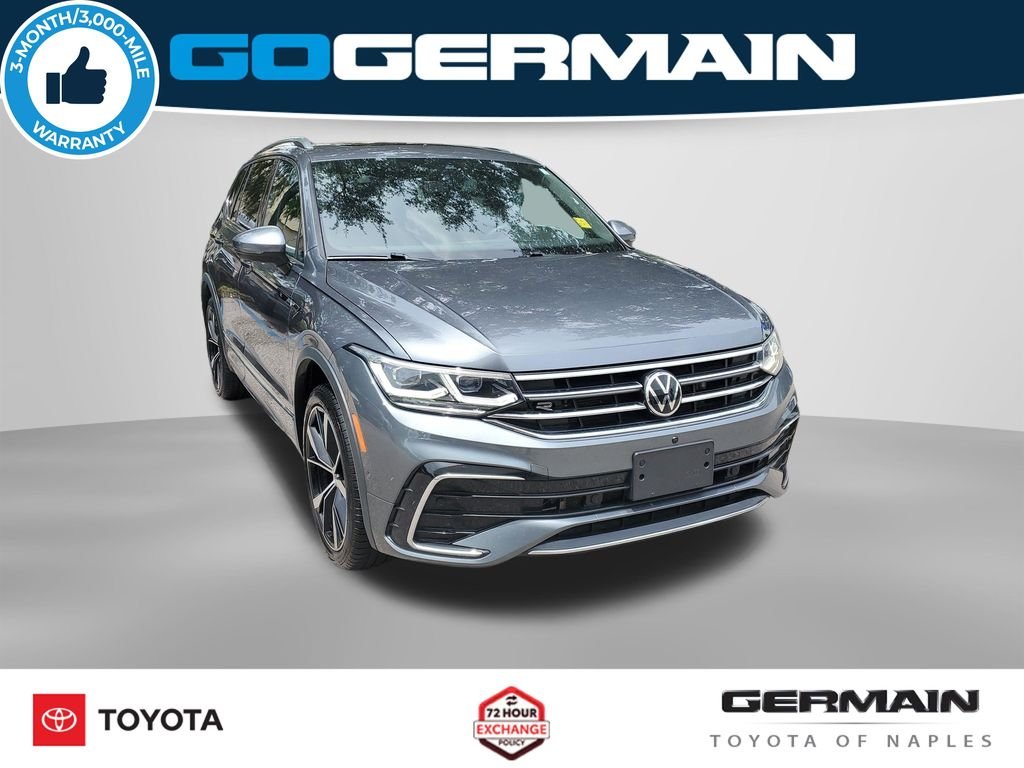 Used 2022 Blue Volkswagen 2.0T SEL R-Line image 4