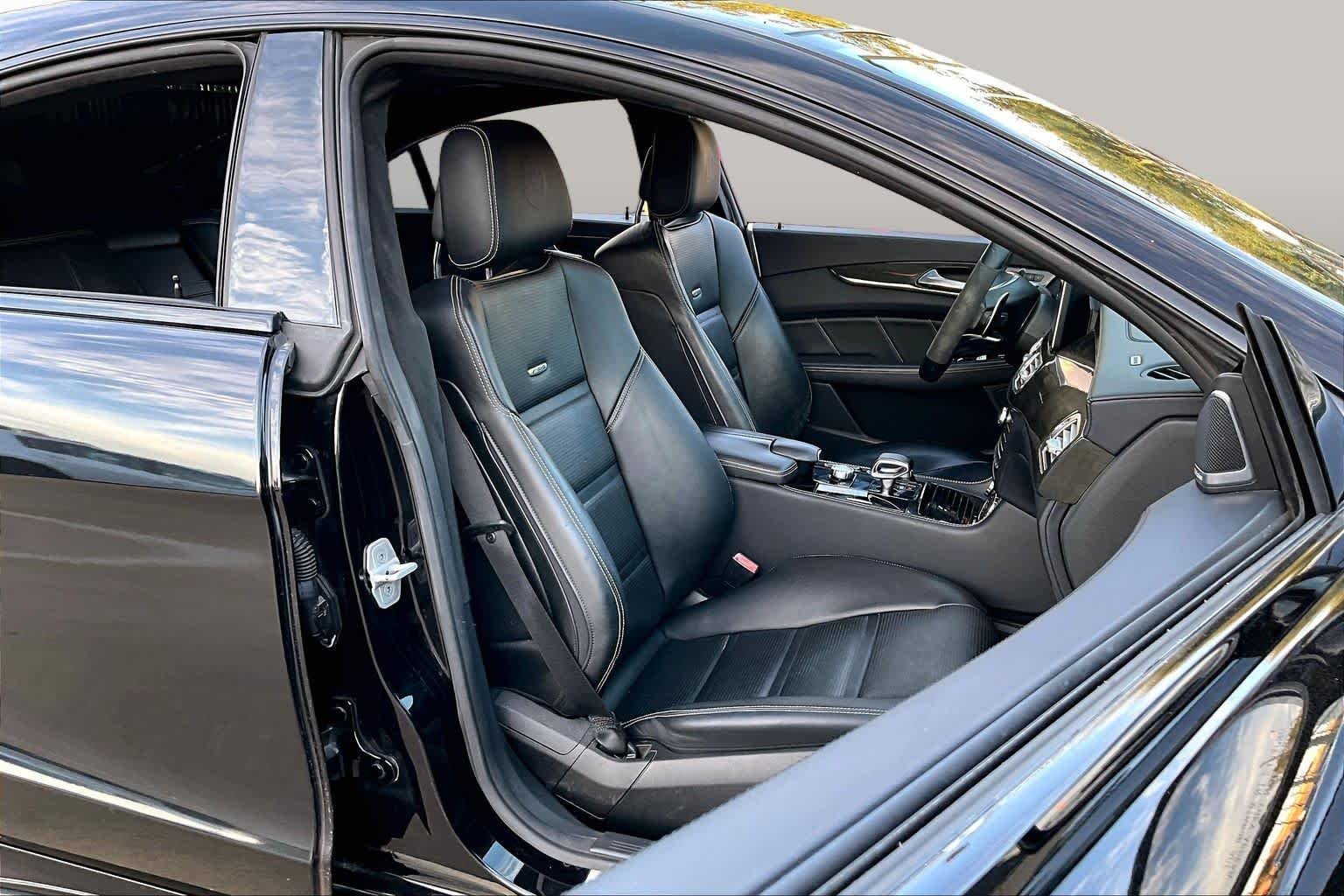 Used 2015 Obsidian Black Metallic Mercedes-Benz CLS 63 AMG® S-Model image 8