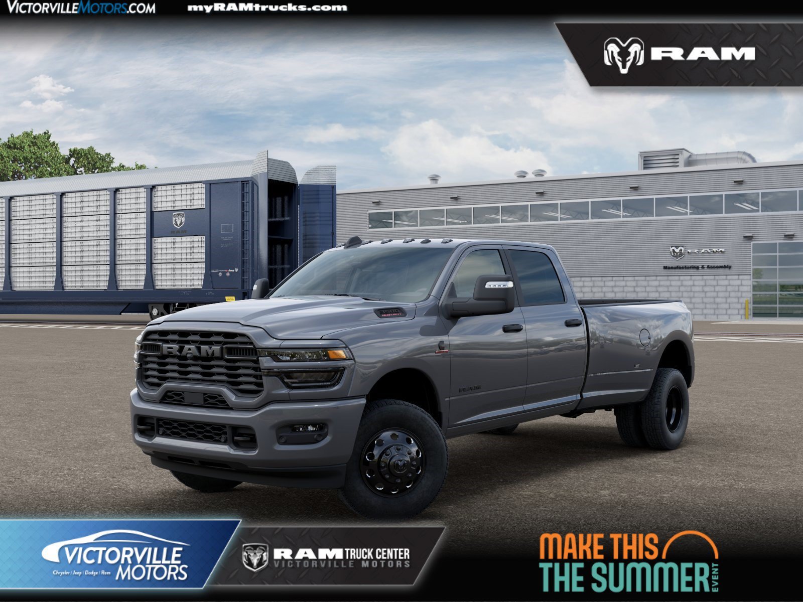 New 2026 Ceramic Gray Clear-Coat Exterior Paint RAM Big Horn image 1
