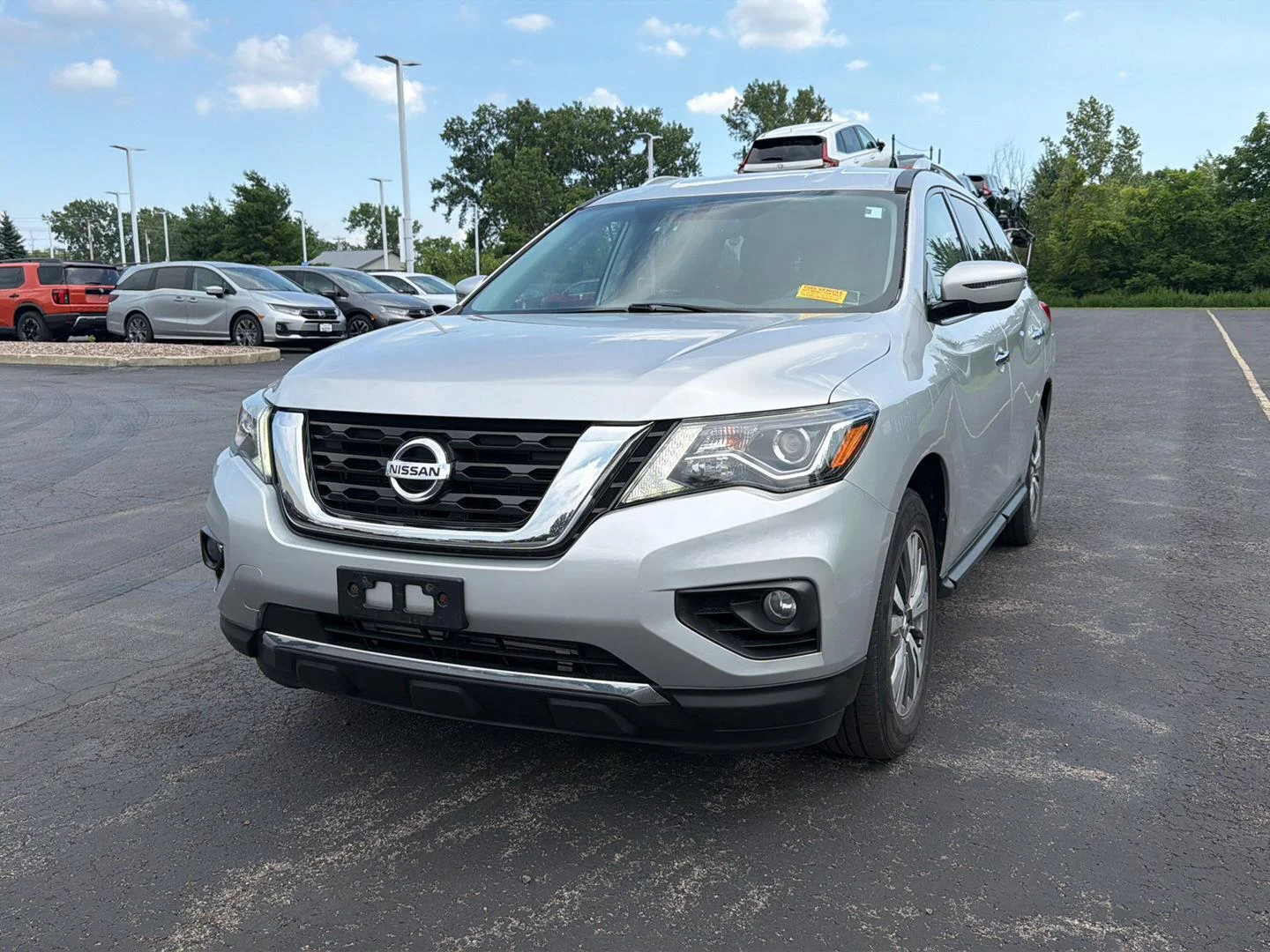 Used 2019 Brilliant Silver Metallic Nissan SV image 2
