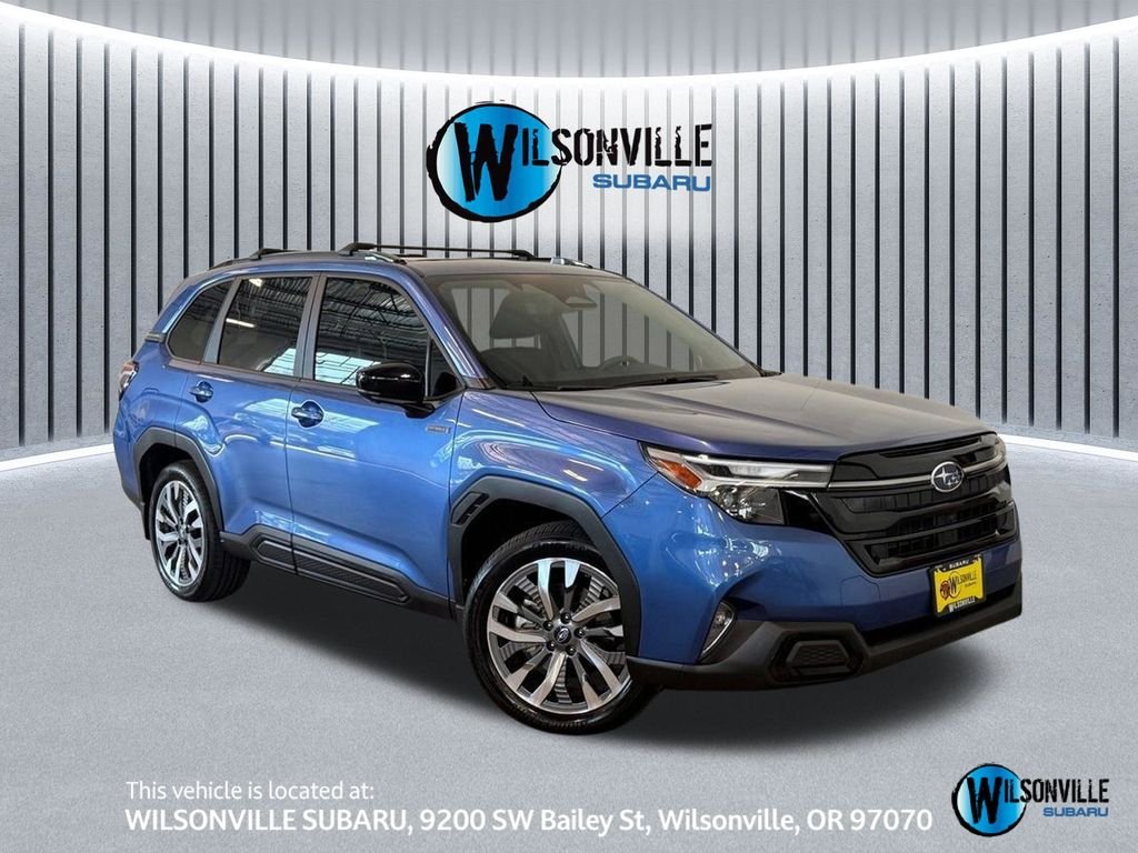 Certified Used 2025 Blue Subaru Touring image 1
